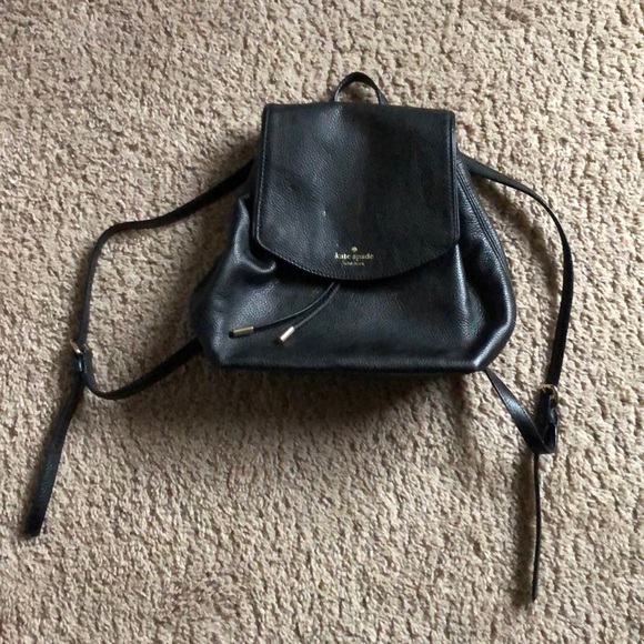 kate spade black mini backpack